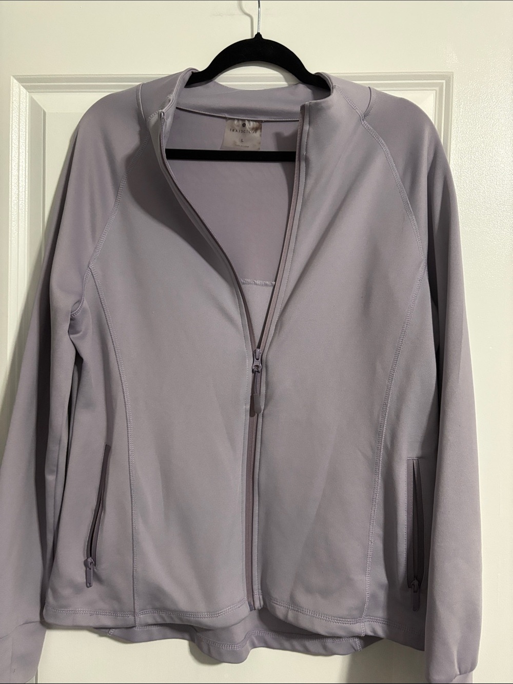 Women's Lavender Utility Zip Jacket by Trajectory